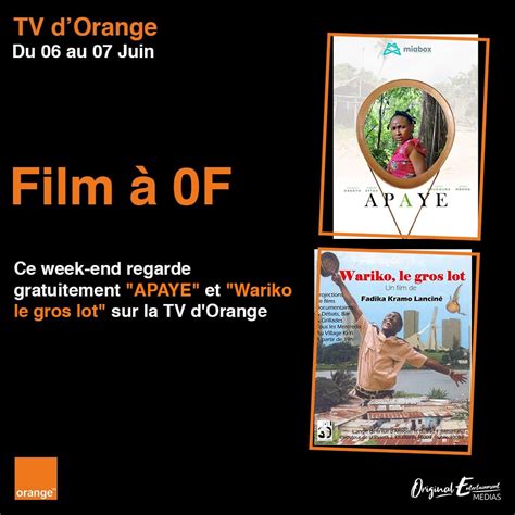 film orange gratuit